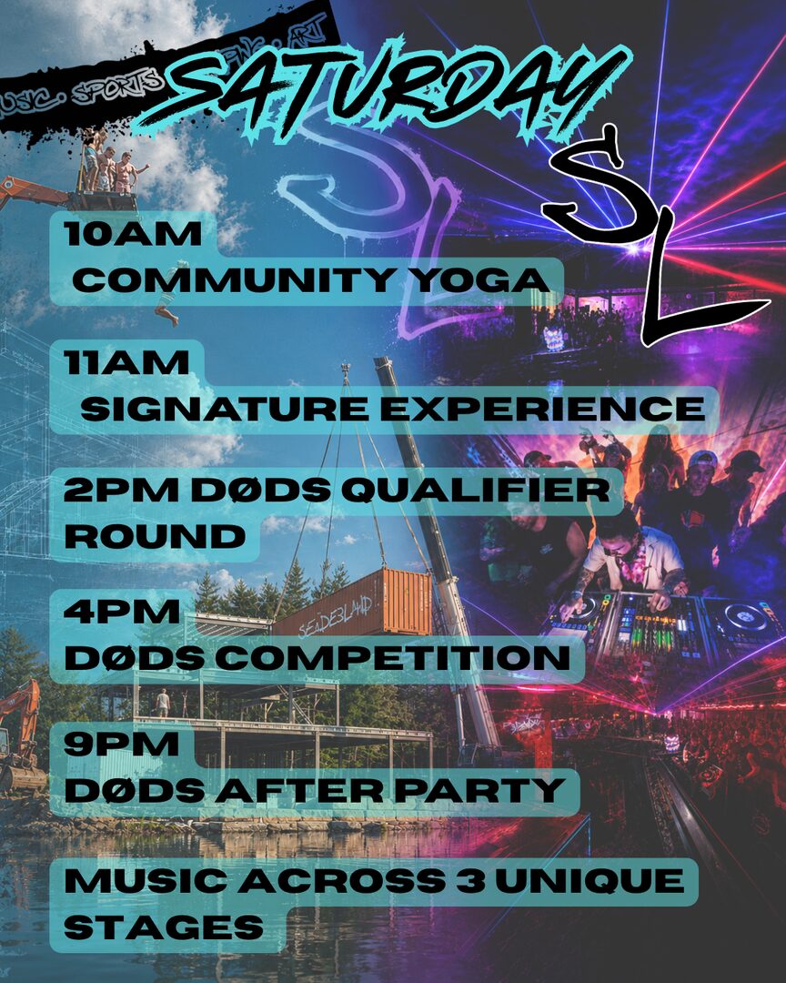 Saturday Schedule